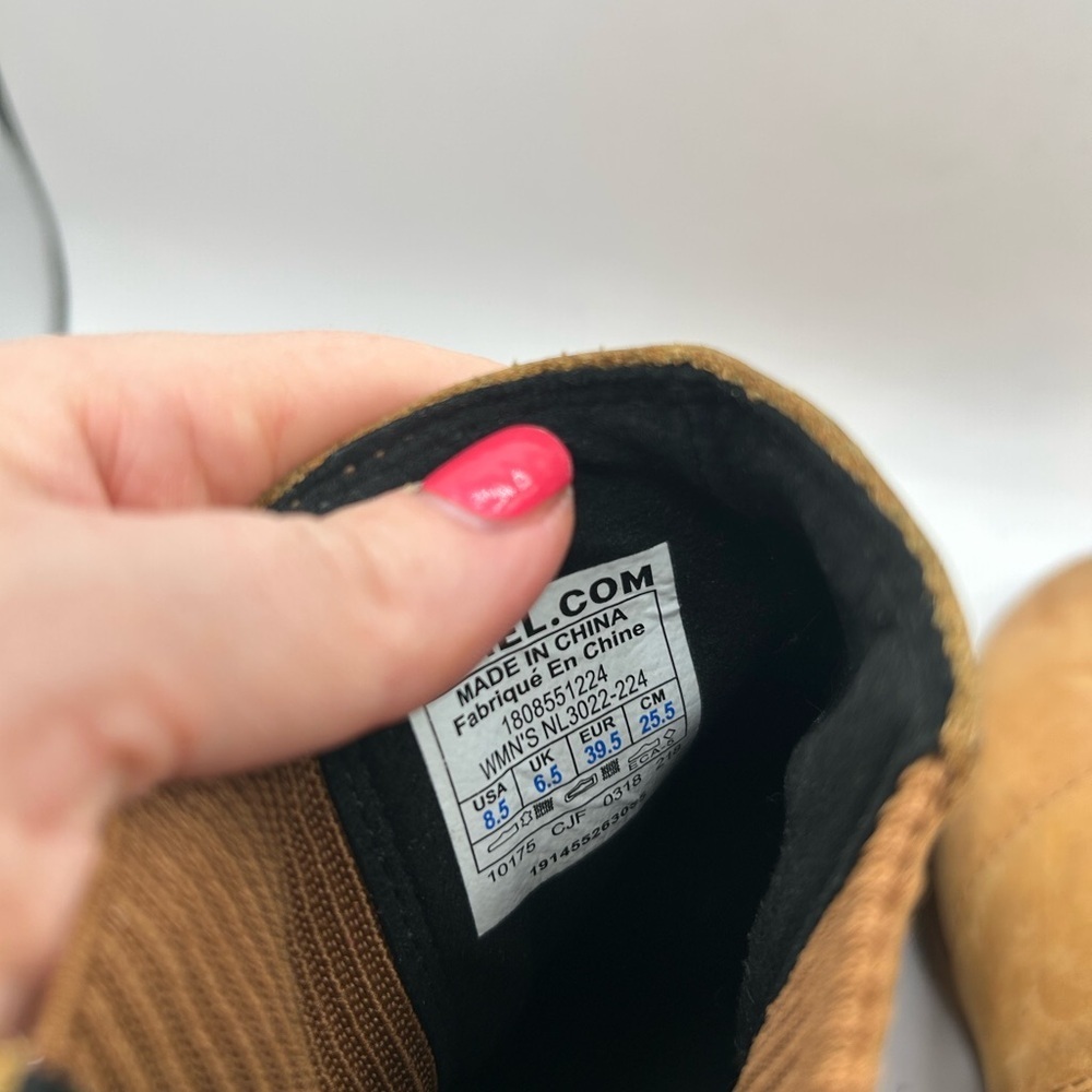 Sorel Joan of Arctic™ Wedge II Chelsea Wedge Platform Bootie Boot Camel brown - Picture 9 of 11